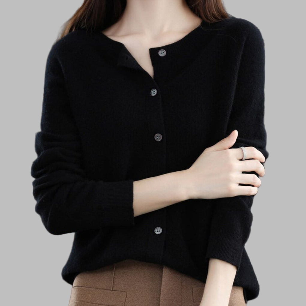 Women’s O-Neck Cardigan