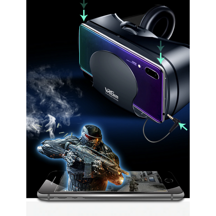 Innovative VR glasses headset for iPhone and Android