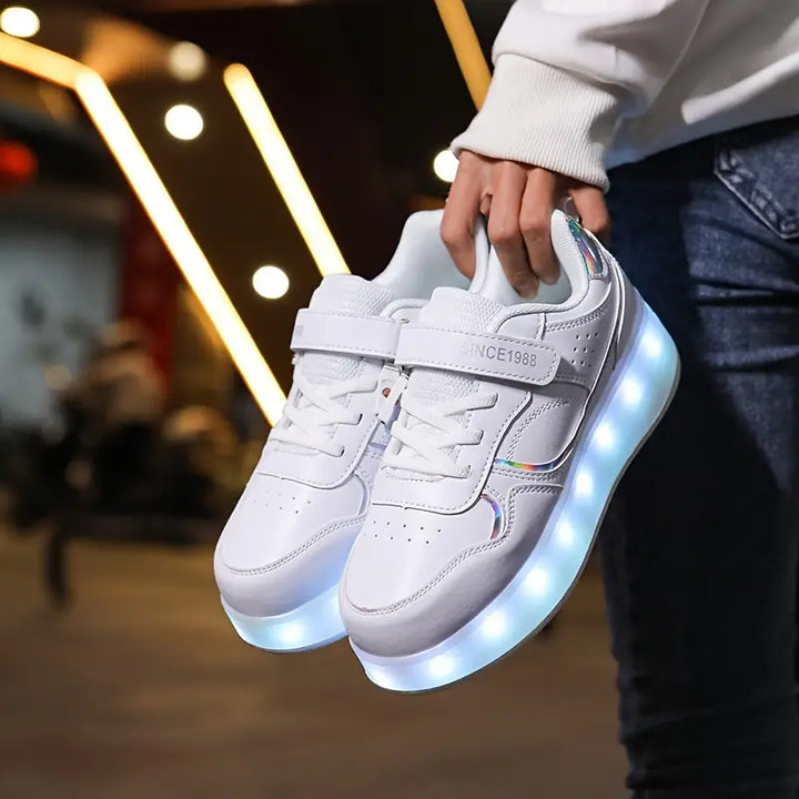 Trendy Roller Shoes for Children - with Lights