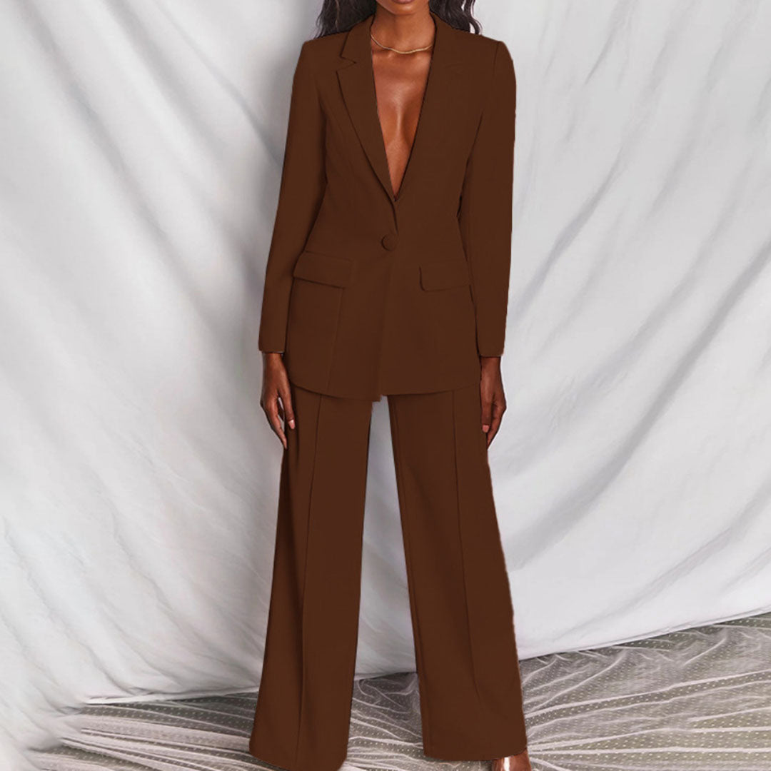 Elegant Blazer and Trousers Set