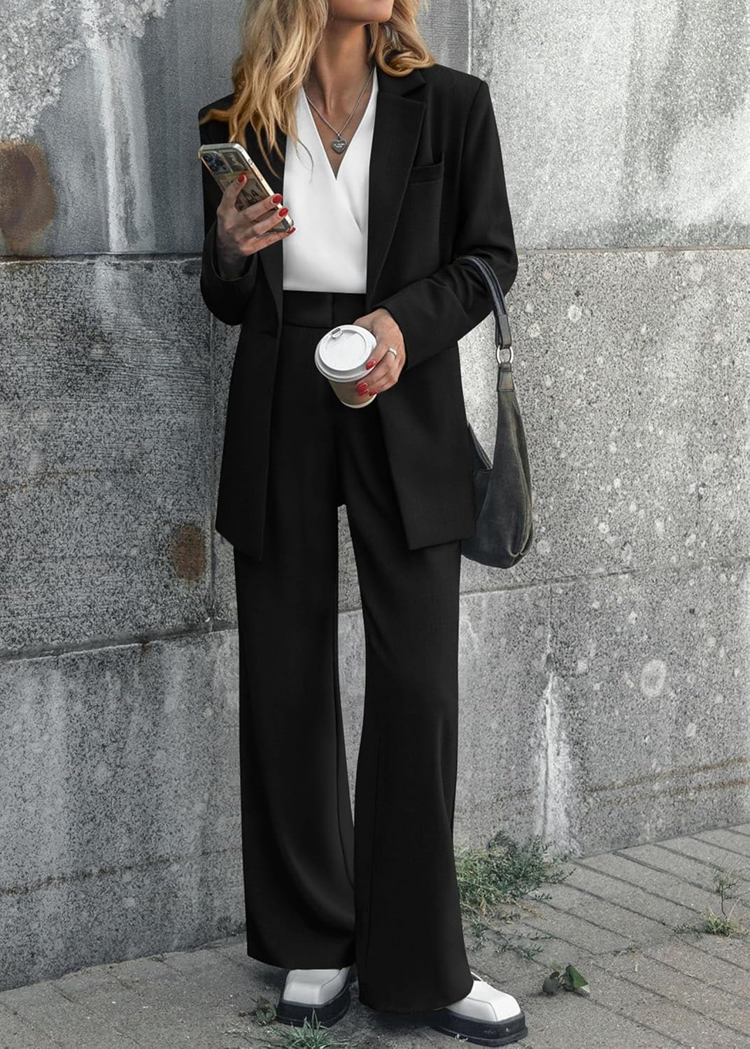 Women’s Blazer & Trouser Set for Office and Casual Wear