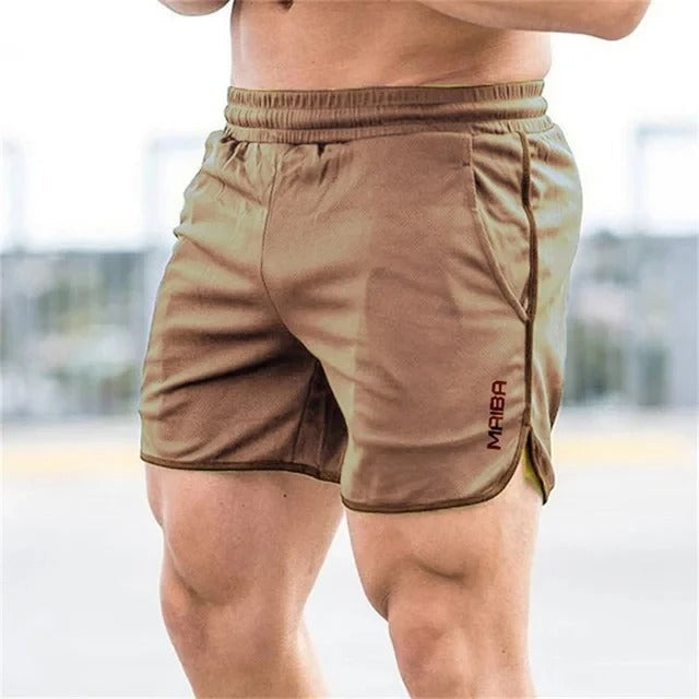 Slim-Fit Elastic Men's Swimming Trunks