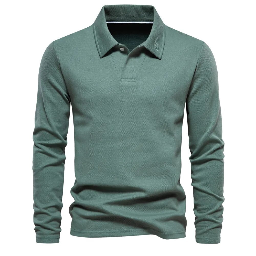 Casual Polo Sweater – Alonso – Comfort, Style, and Refinement in One