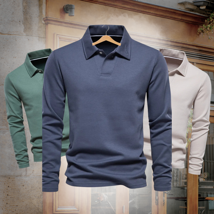 Casual Polo Sweater – Alonso – Comfort, Style, and Refinement in One