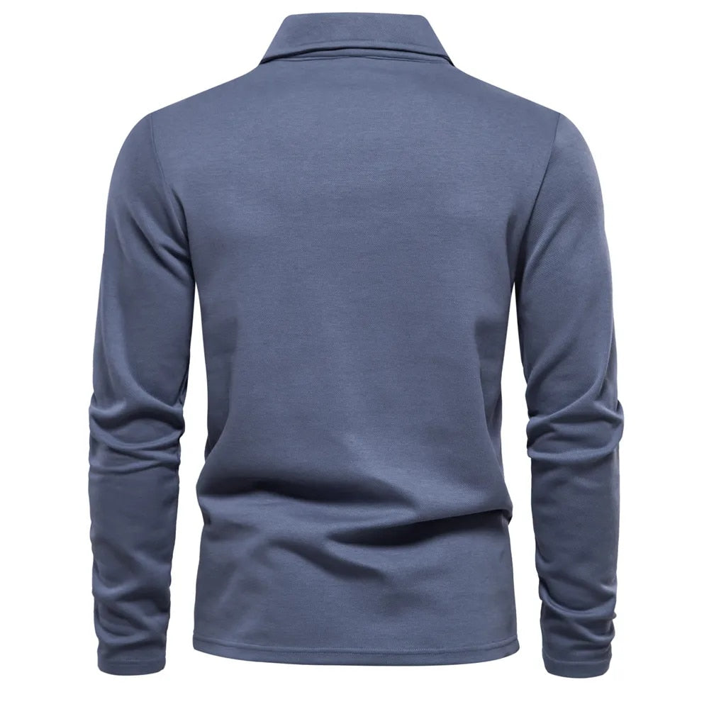 Casual Polo Sweater – Alonso – Comfort, Style, and Refinement in One