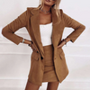 Two-Piece Blazer Set with Mini Dress for Women