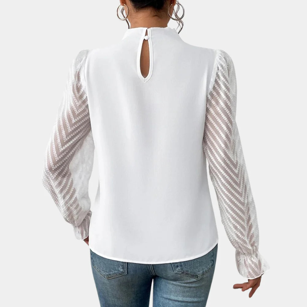 Elegant Women's Long Sleeve Top