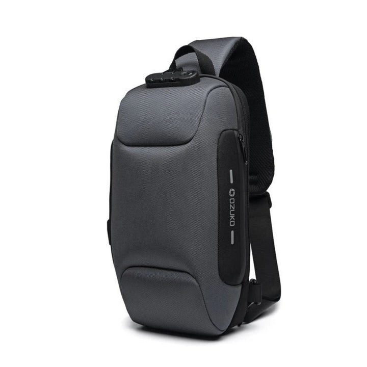 Smart Crossbody Travel Bag Anti-Theft Design with Built-In USB Port