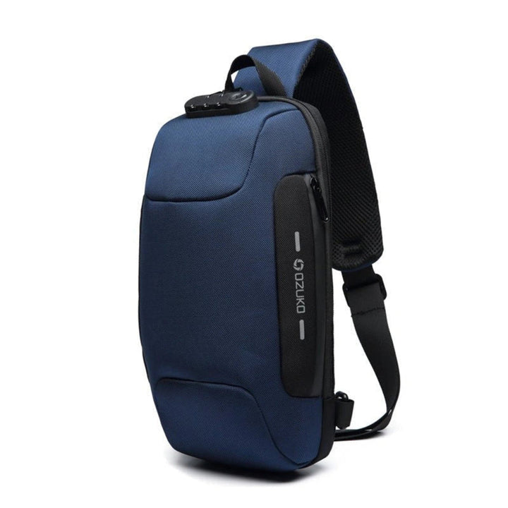 Smart Crossbody Travel Bag Anti-Theft Design with Built-In USB Port