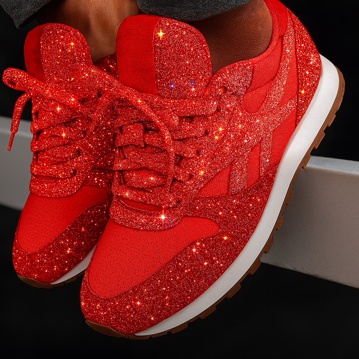 Women’s Glitter Chunky Sneakers