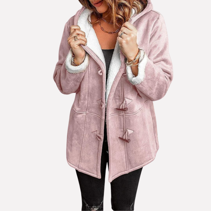 Women’s Jacket with Hood and Toggle Closure