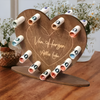 Heart-Shaped Wooden Love Letter & Cash Gift Box