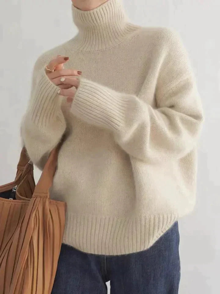 Cashmere Turtleneck Sweater for Women