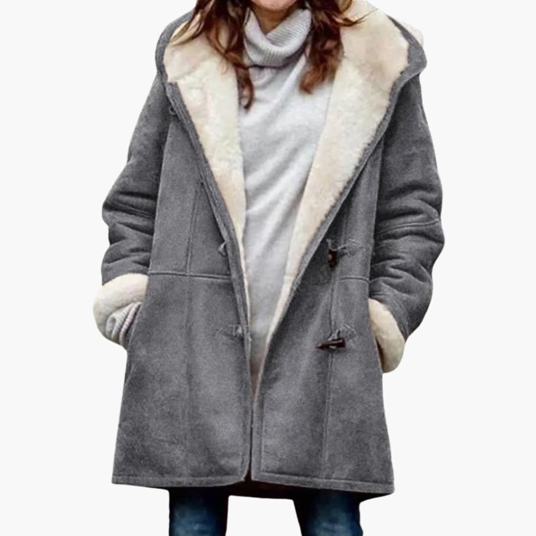 Women’s Hooded Coat – Toggle Front Style