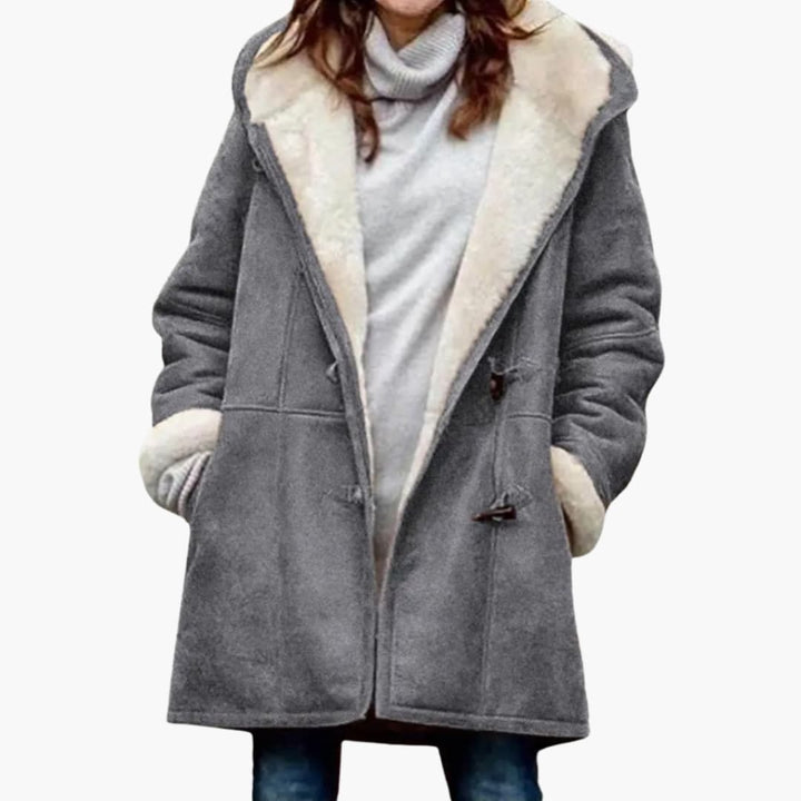 Women’s Hooded Coat – Toggle Front Style