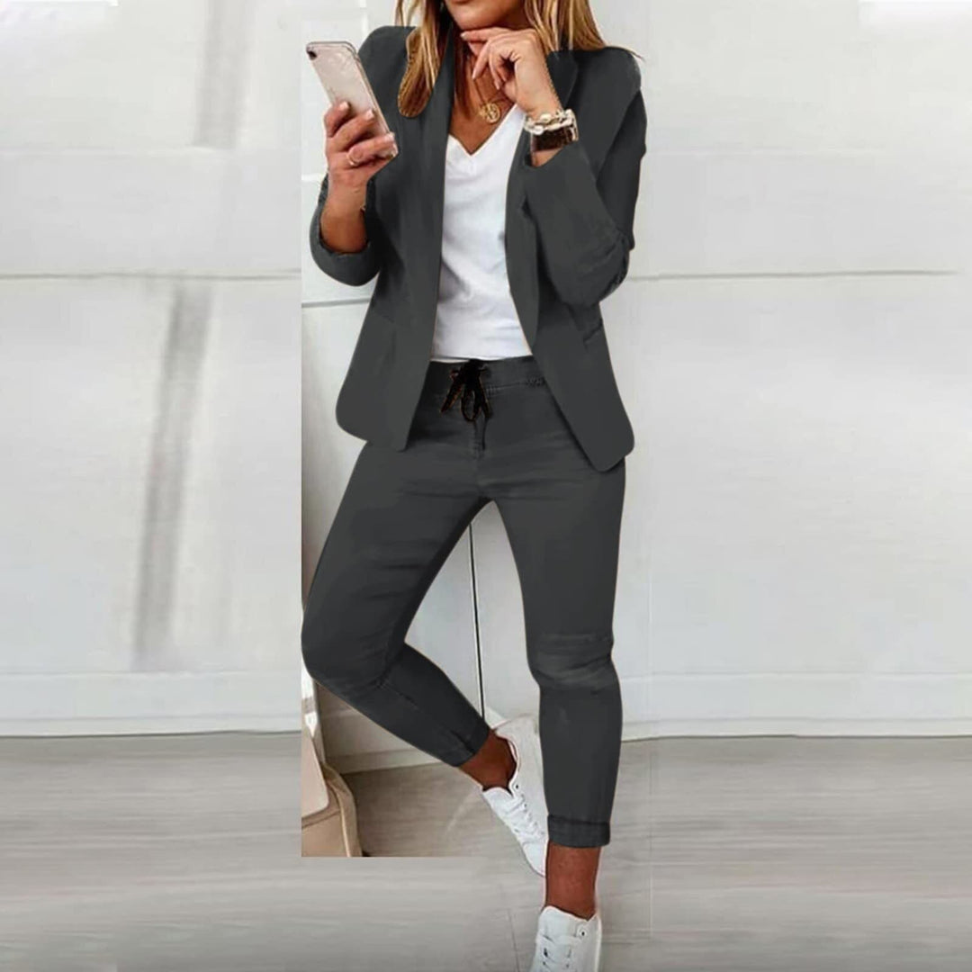 Stylish Blazer and Trousers Set for Women – Noble
