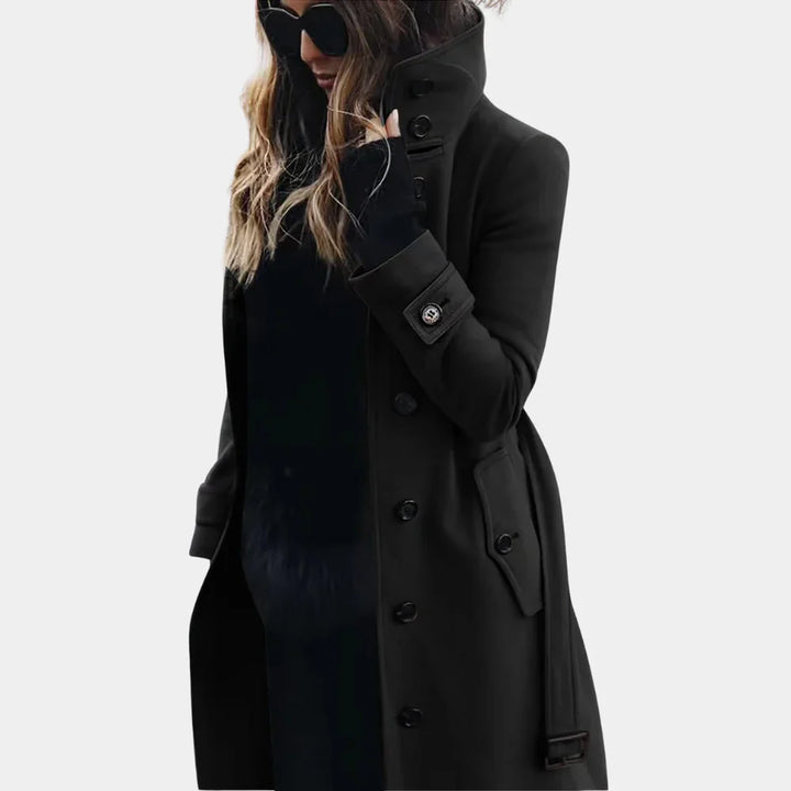 Trench Coat Mid-Length Jacket for Women