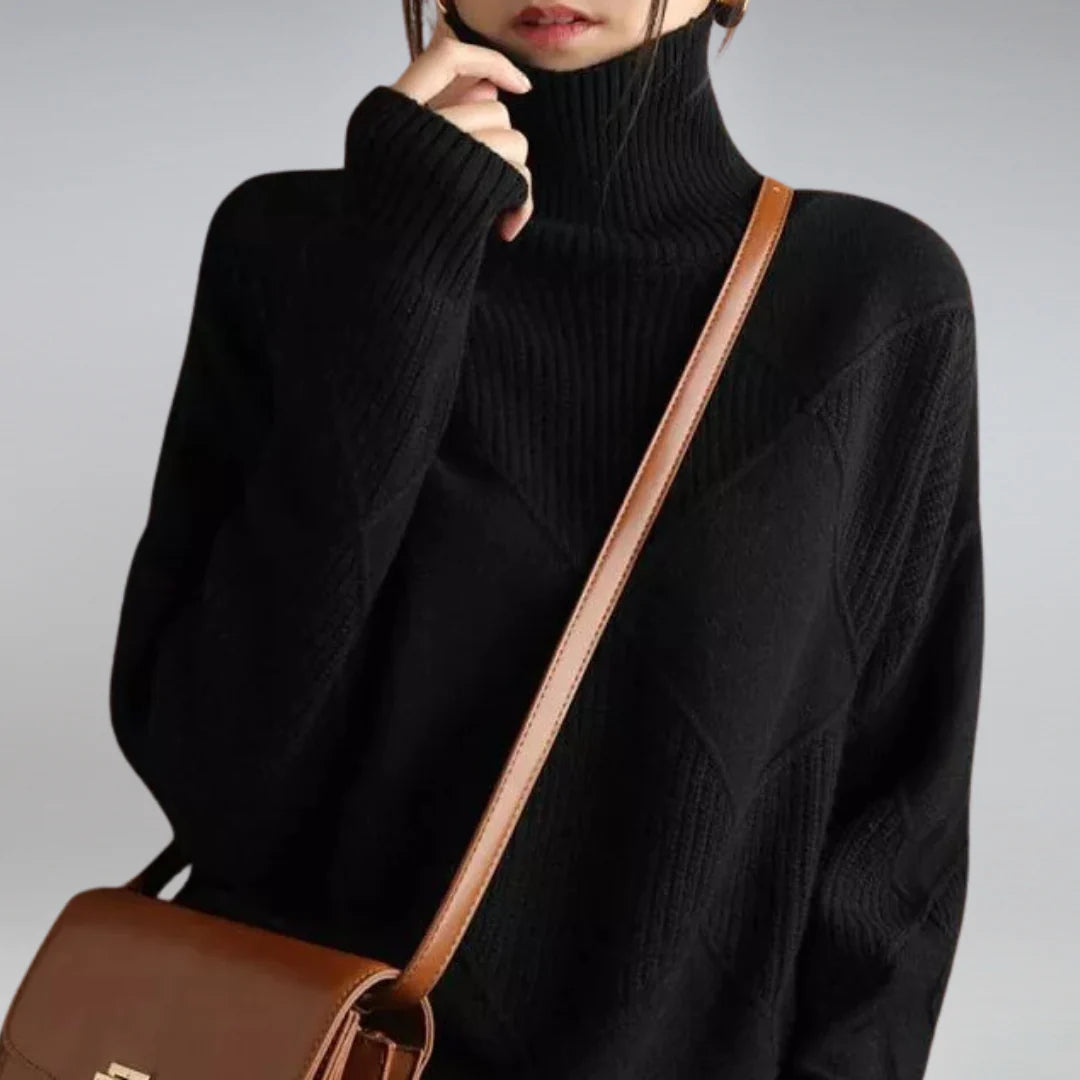 Classic Wool Turtleneck Sweater Warmth with Sophisticated Style