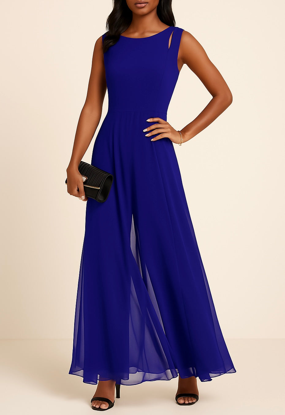 JacobNora AUS Black High-Waisted Jumpsuit