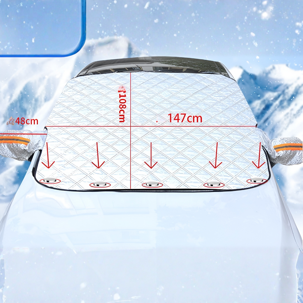 Magnetic Anti-Frost Tarpaulin – Windshield Protection Sheet