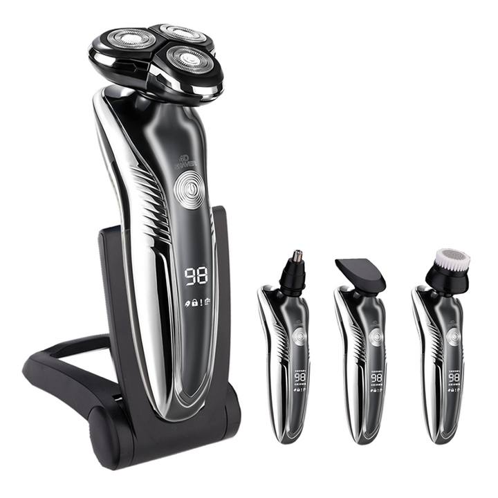 Rechargeable wet and dry shaver