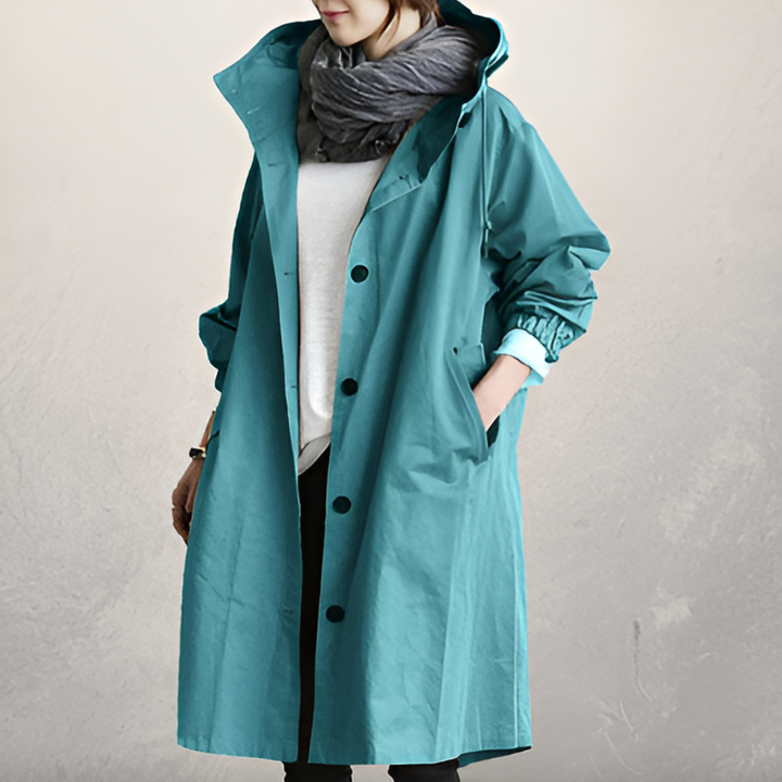 Classic Hooded Trench Coat