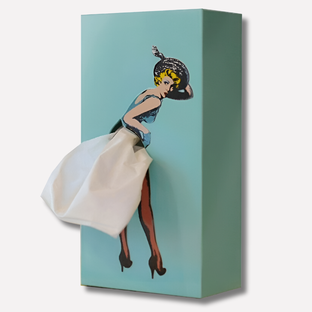 Flying Skirt Tissue Box