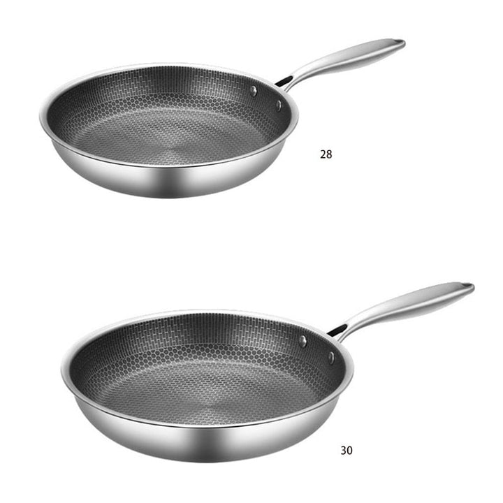 Premium Stainless Steel Non-Stick Pan – Effortless Cooking with Modern Design