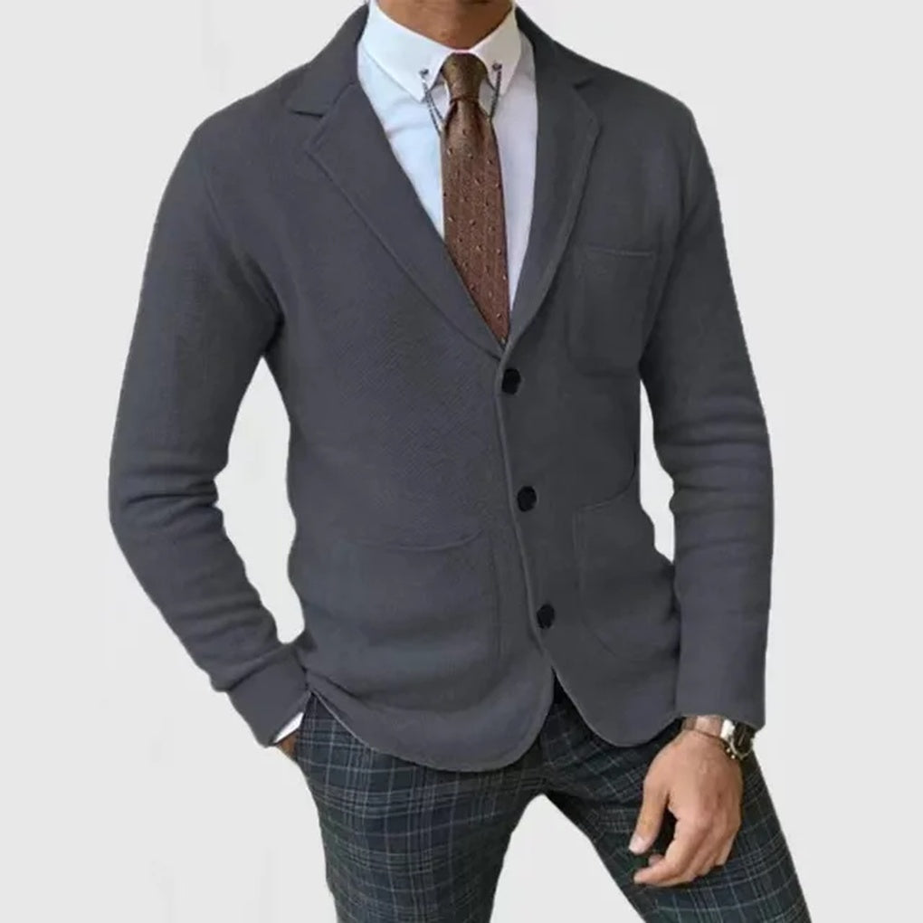 Men’s Knitted Blazer – Refined Style