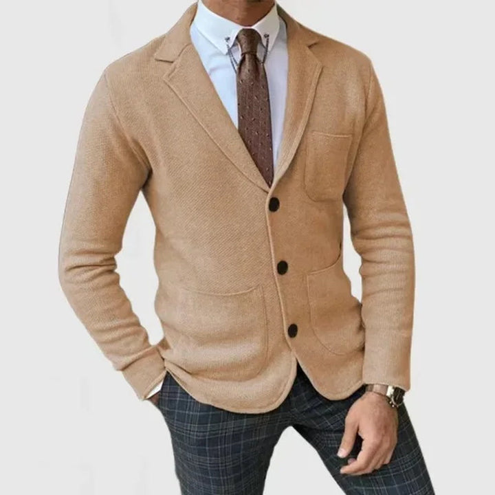 Men’s Knitted Blazer – Refined Style
