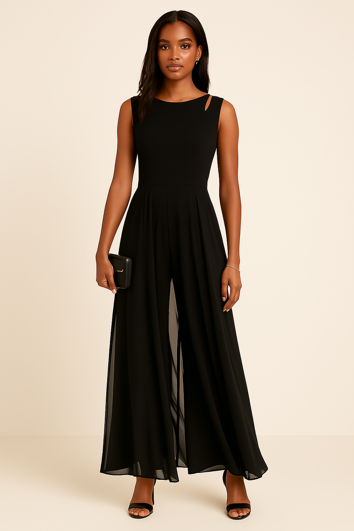 JacobNora AUS Black High-Waisted Jumpsuit