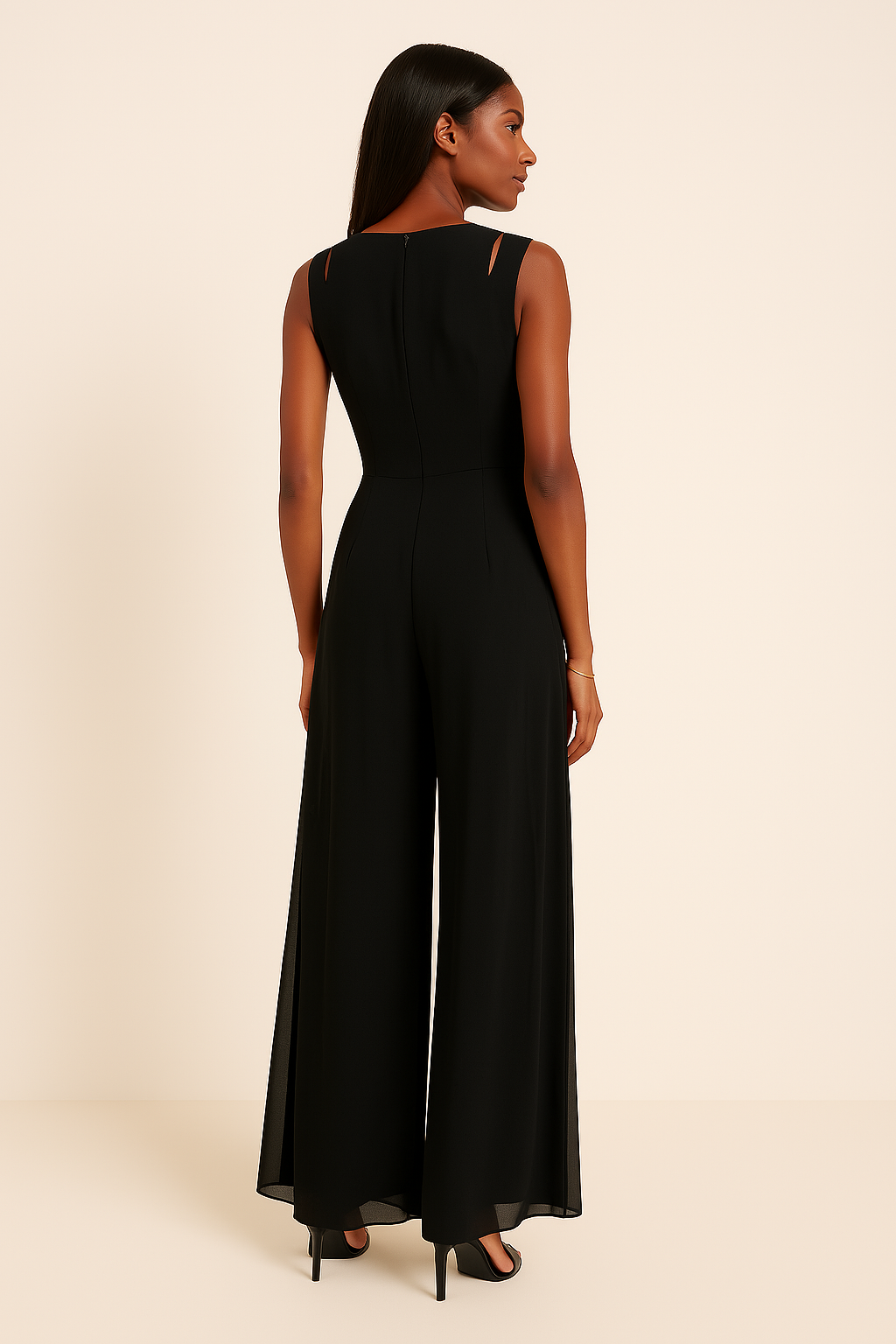 JacobNora AUS Black High-Waisted Jumpsuit