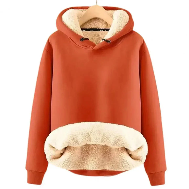 Soft & Warm Women's Hoodie with Cozy Fleece Lining