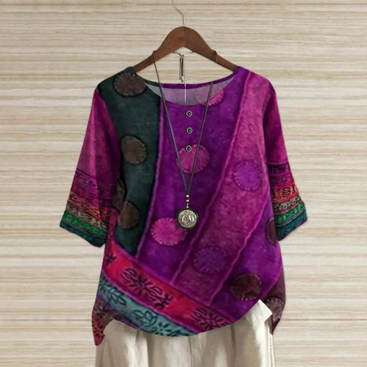 Elegant Round-Neck Top