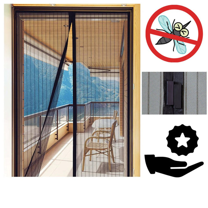 Magnetic Screen Door – Hands-Free Insect Barrier