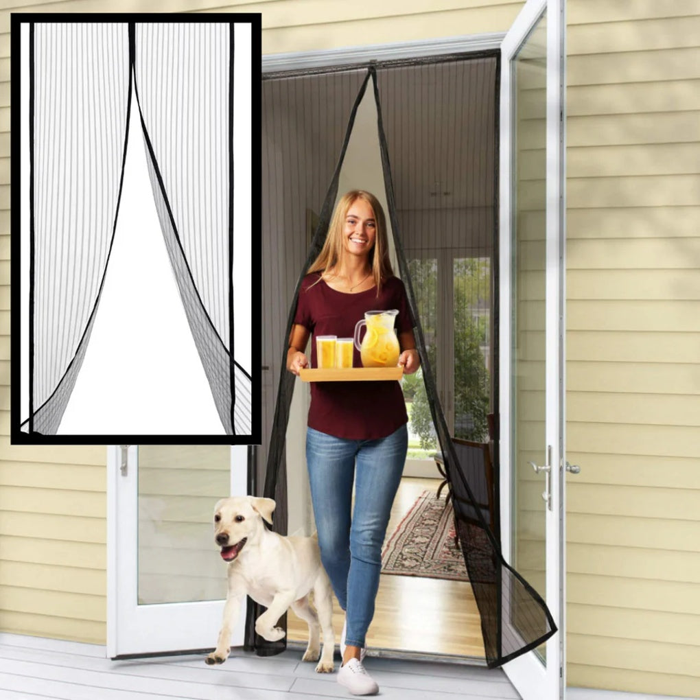 Magnetic Screen Door – Hands-Free Insect Barrier