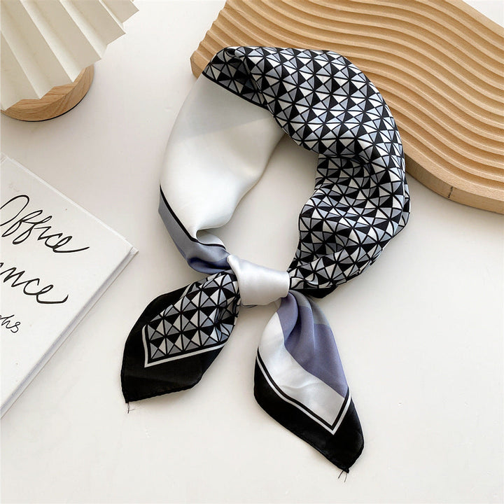 Women's Satin Printed Scarf