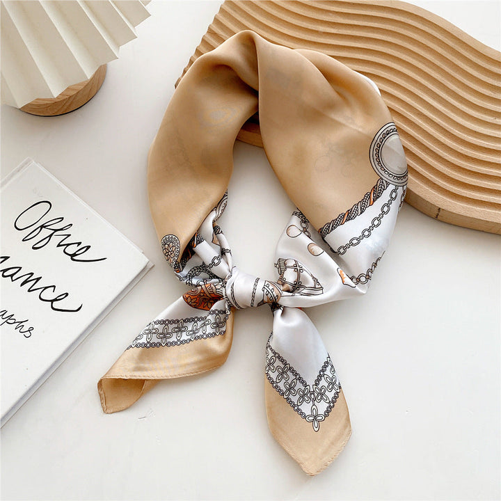 Women's Satin Printed Scarf