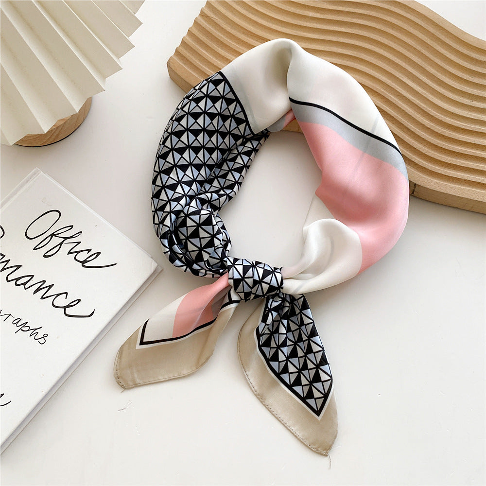 Women's Satin Printed Scarf