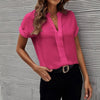Elegant V-Neck Blouse – Mia