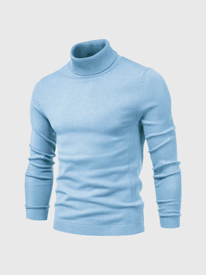 Men's Turtleneck Sweater – Washable and Versatile