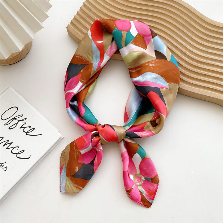 Women's Satin Printed Scarf