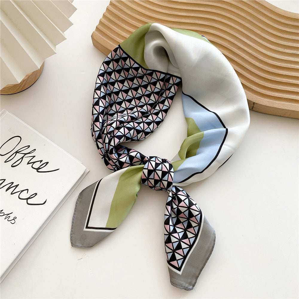 Women's Satin Printed Scarf