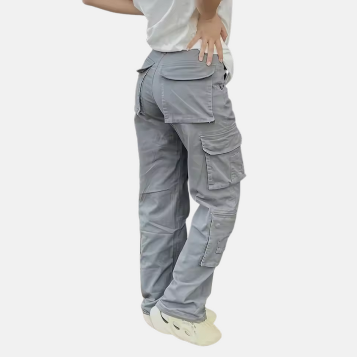 Women's High-Waist Cargo Pants