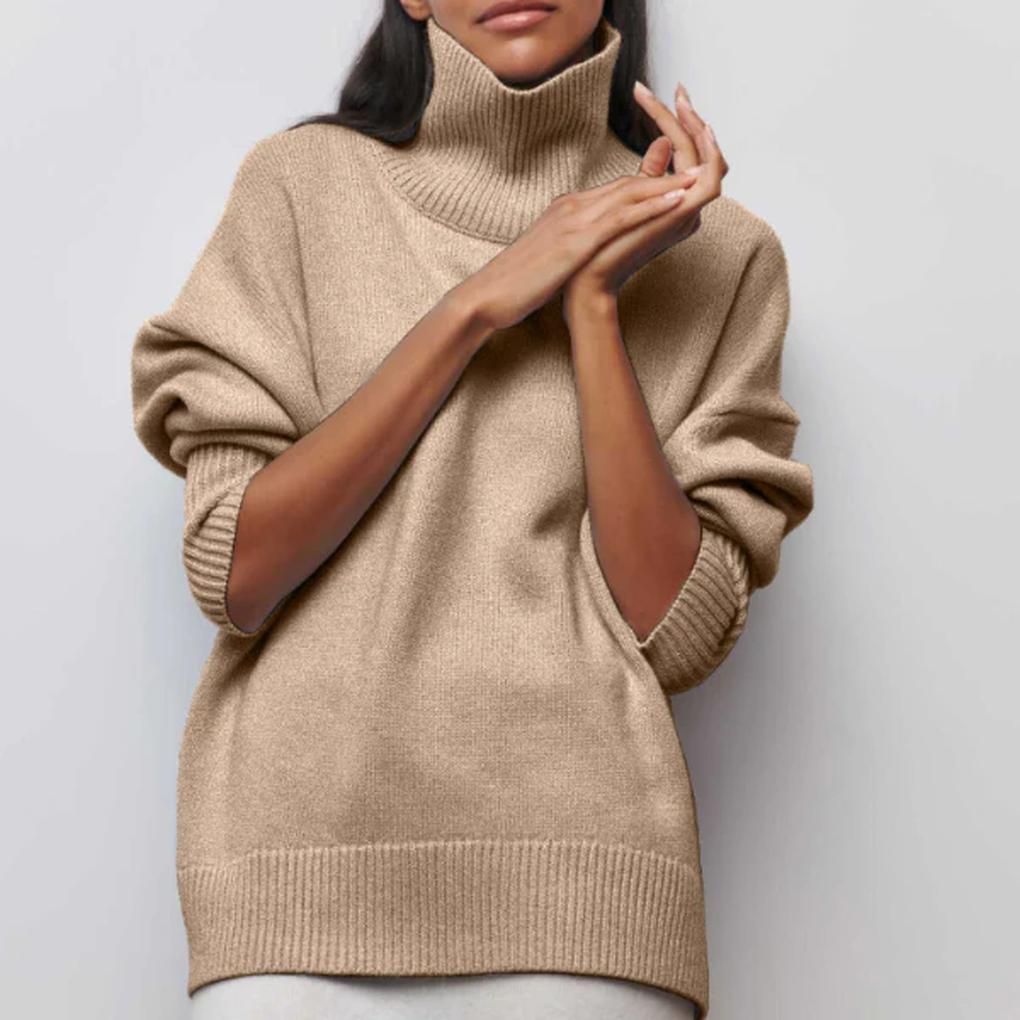 Women’s Roll-Neck Sweater – Winter Staple