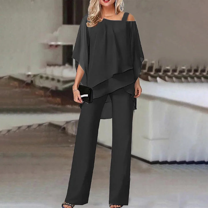 JacobNora AUS– Elegant Cold-Shoulder Jumpsuit for Women