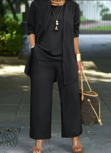 Stylish Refined Three-Piece Suit