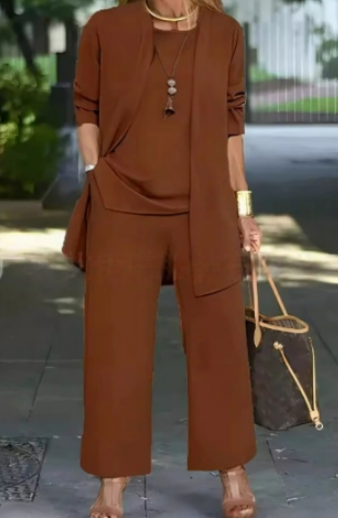 Stylish Refined Three-Piece Suit