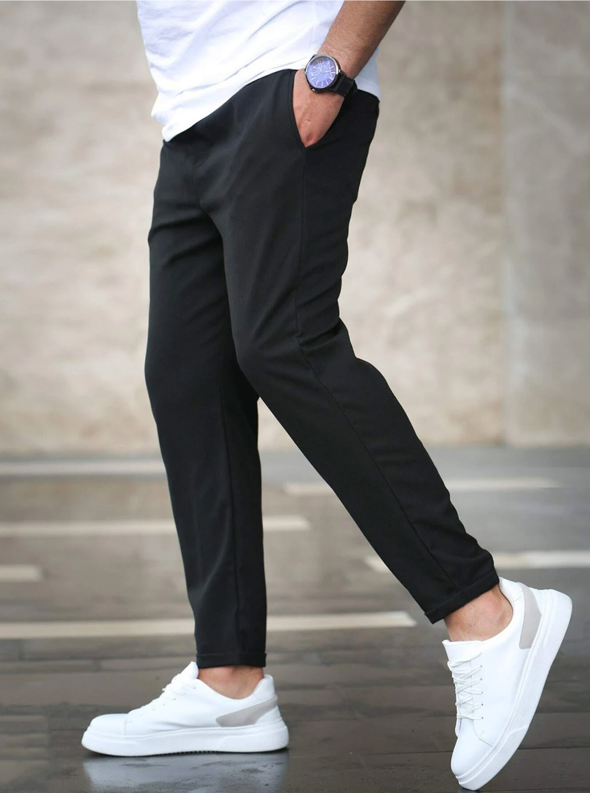 Men’s Stretch Trousers – Modern Fit for Work and Casual Wear