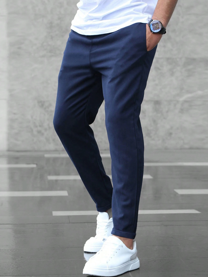Men’s Stretch Trousers – Modern Fit for Work and Casual Wear